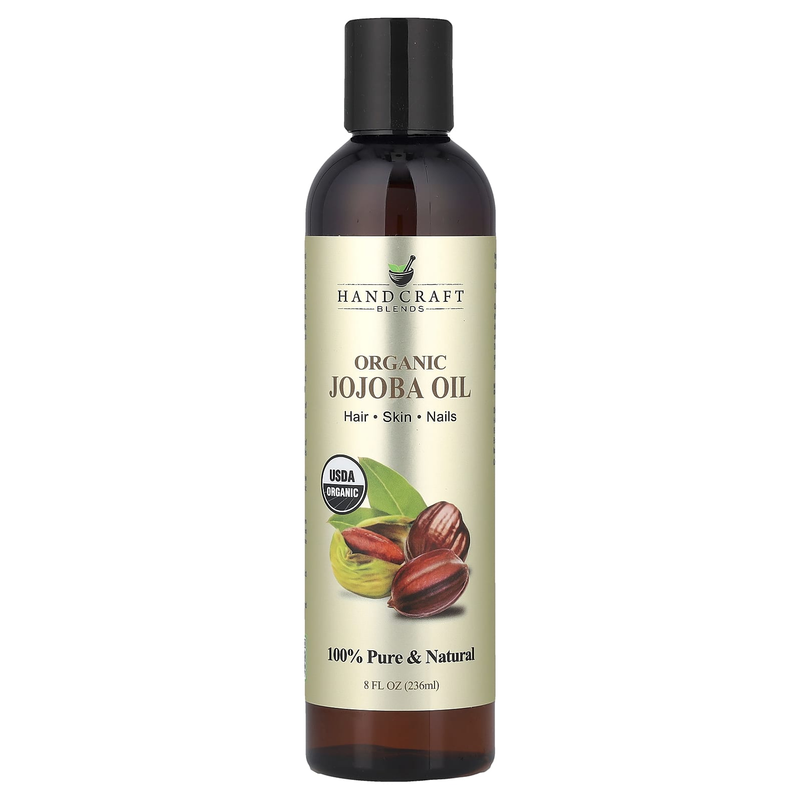 Handcraft Blends, Organic Jojoba Oil, 8 fl oz (236 ml)