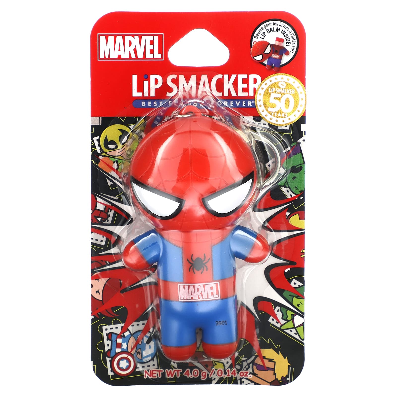 Lip Smacker, Marvel Spiderman, Lip Balm, Amazing Pomegranate, 0.14 oz (4 g)