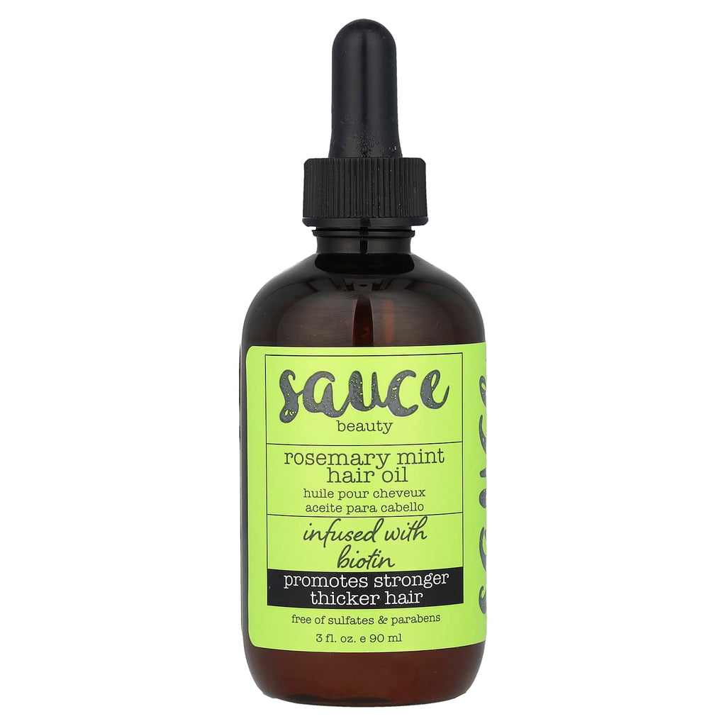 Sauce Beauty, Rosemary Mint Hair Oil, 3 fl oz (90 ml)