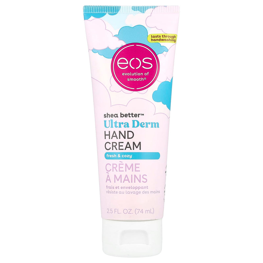 EOS, Shea Better™, Ultra Derm Hand Cream, Fresh & Cozy, 2.5 fl oz (74 ml)