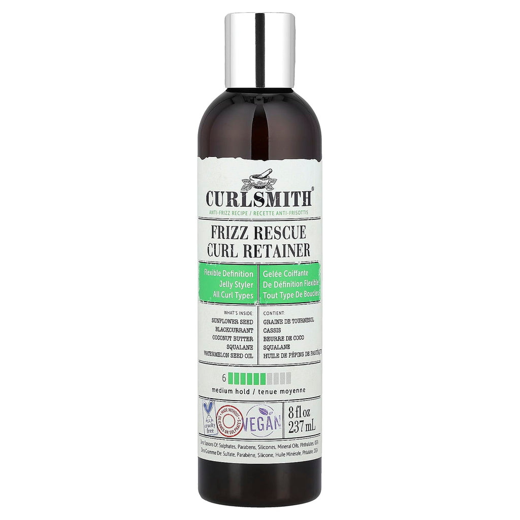 Curlsmith, Frizz Rescue Curl Retainer, Medium Hold, All Curl Types, 8 fl oz (237 ml)