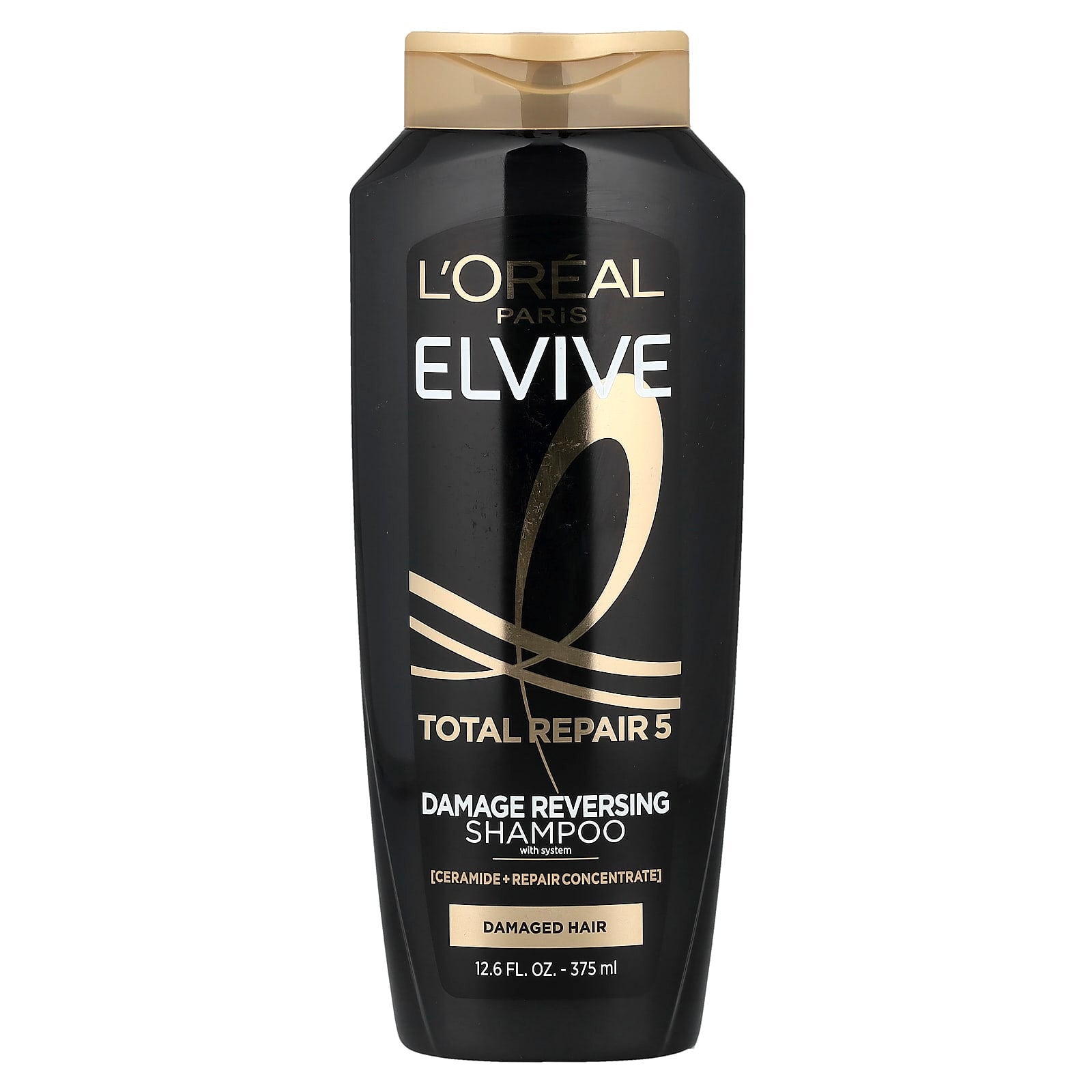 L'Oréal, Elvive, Total Repair 5, Damage Reversing Shampoo, Damaged Hair, 12.6 fl oz (375 ml)
