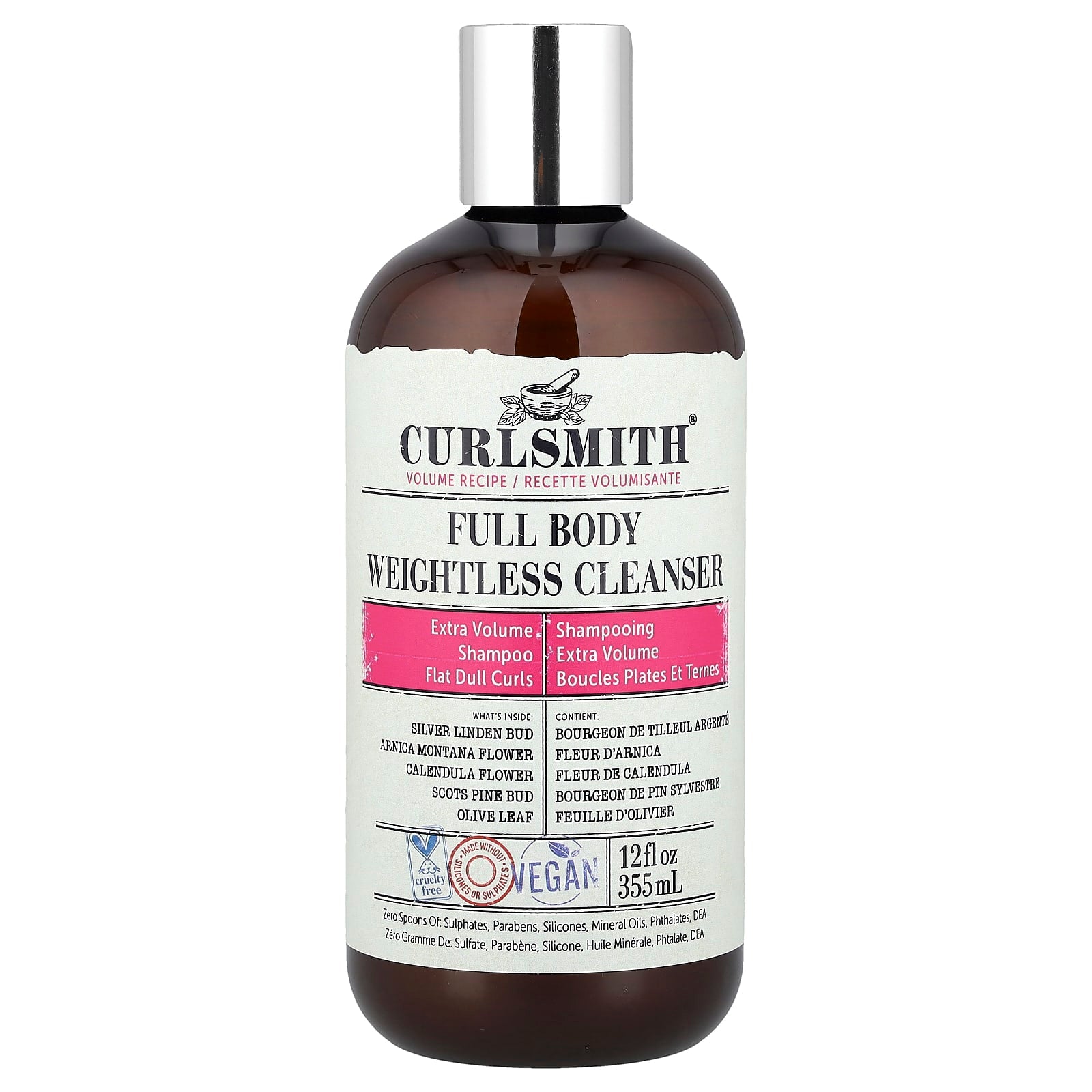 Curlsmith, Full Body Weightless Cleanser, Flat Dull Curls, 12 fl oz (355 ml)