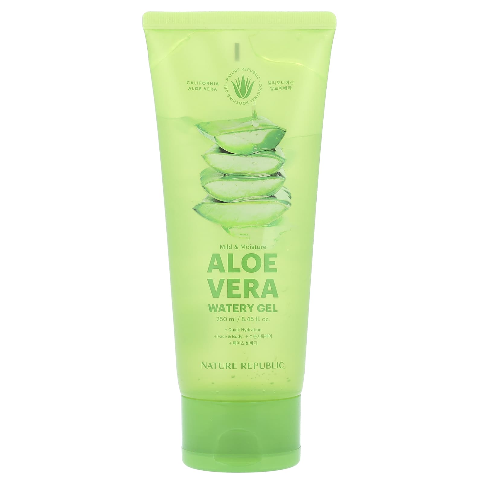 Nature Republic, Mild & Moisture Aloe Vera Watery Gel, 8.45 fl oz (250 ml)