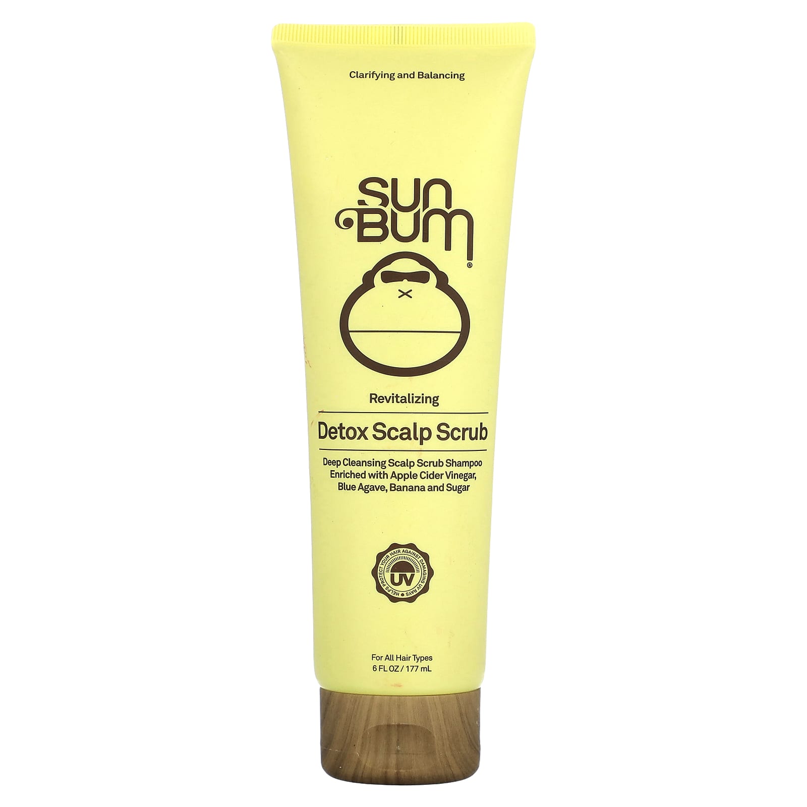 Sun Bum, Revitalizing Detox Scalp Scrub, 6 fl oz (177 ml)