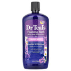 Dr. Teal's, Foaming Bath With Pure Epsom Salt, With Melatonin, Lavender & Chamomile, 34 fl oz (1,000 ml)