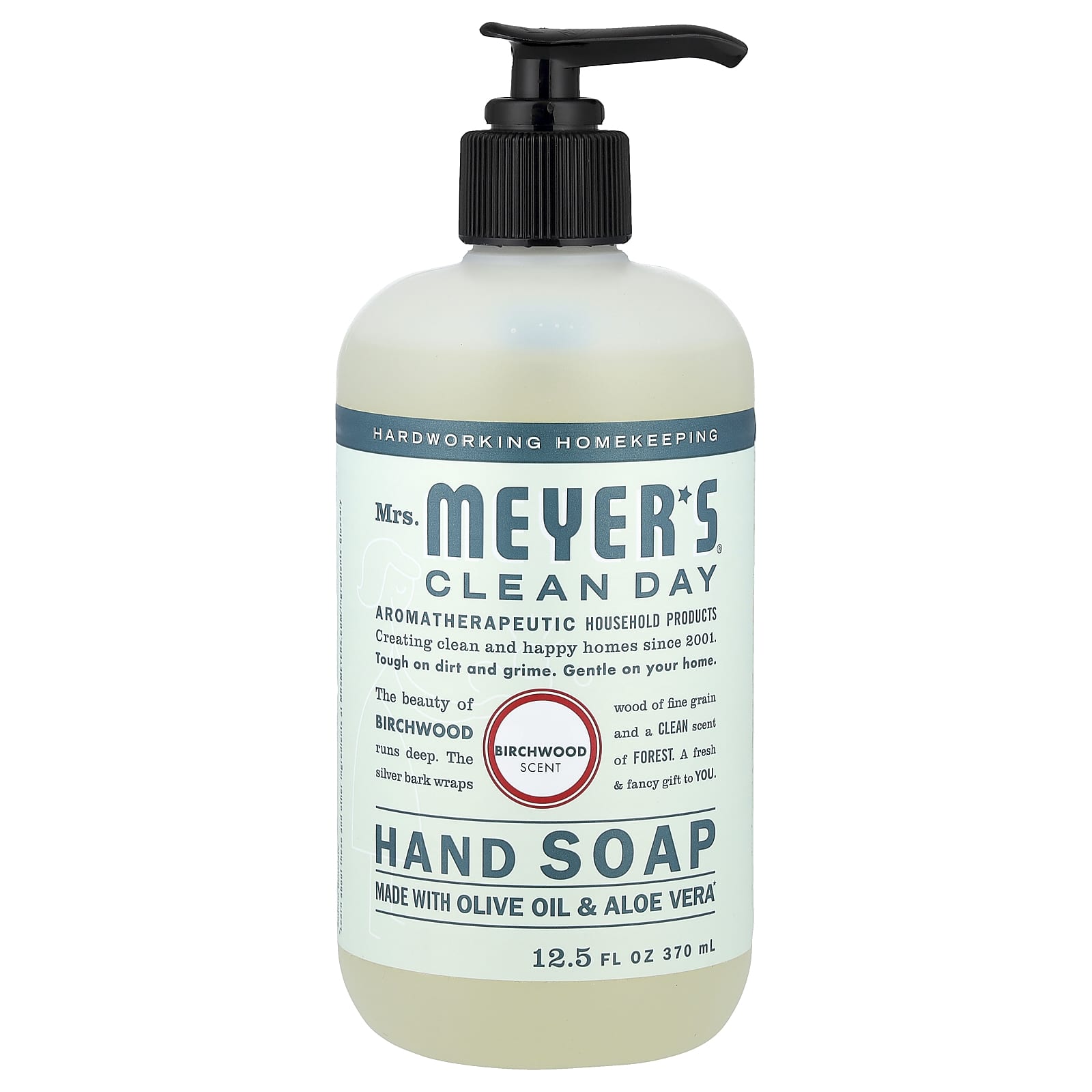 Mrs. Meyers Clean Day, Hand Soap, Birchwood, 12.5 fl oz (370 ml)