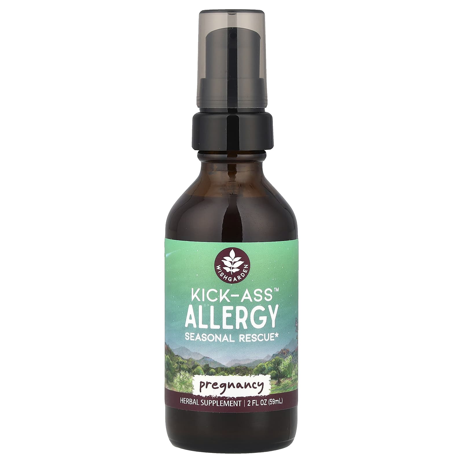 WishGarden Herbs, Kick-Ass™ Allergy, Pregnancy, 2 fl oz (59 ml)