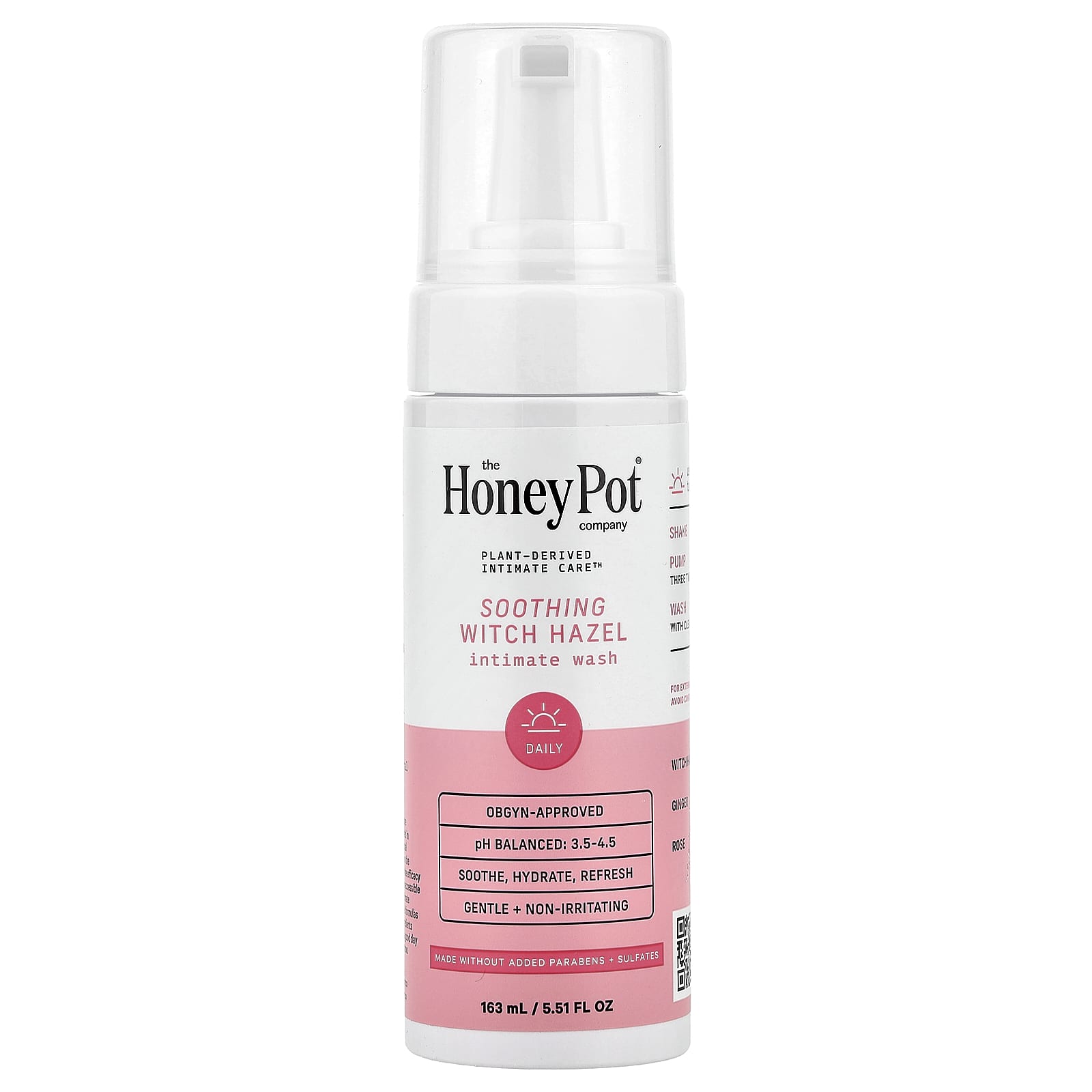 The Honey Pot Company, Soothing Witch Hazel Intimate Wash, 5.51 fl oz (163 ml)