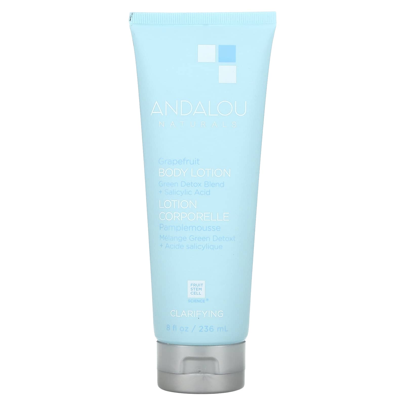 Andalou Naturals, Grapefruit Body Lotion, Clarifying, 8 fl oz (236 ml)