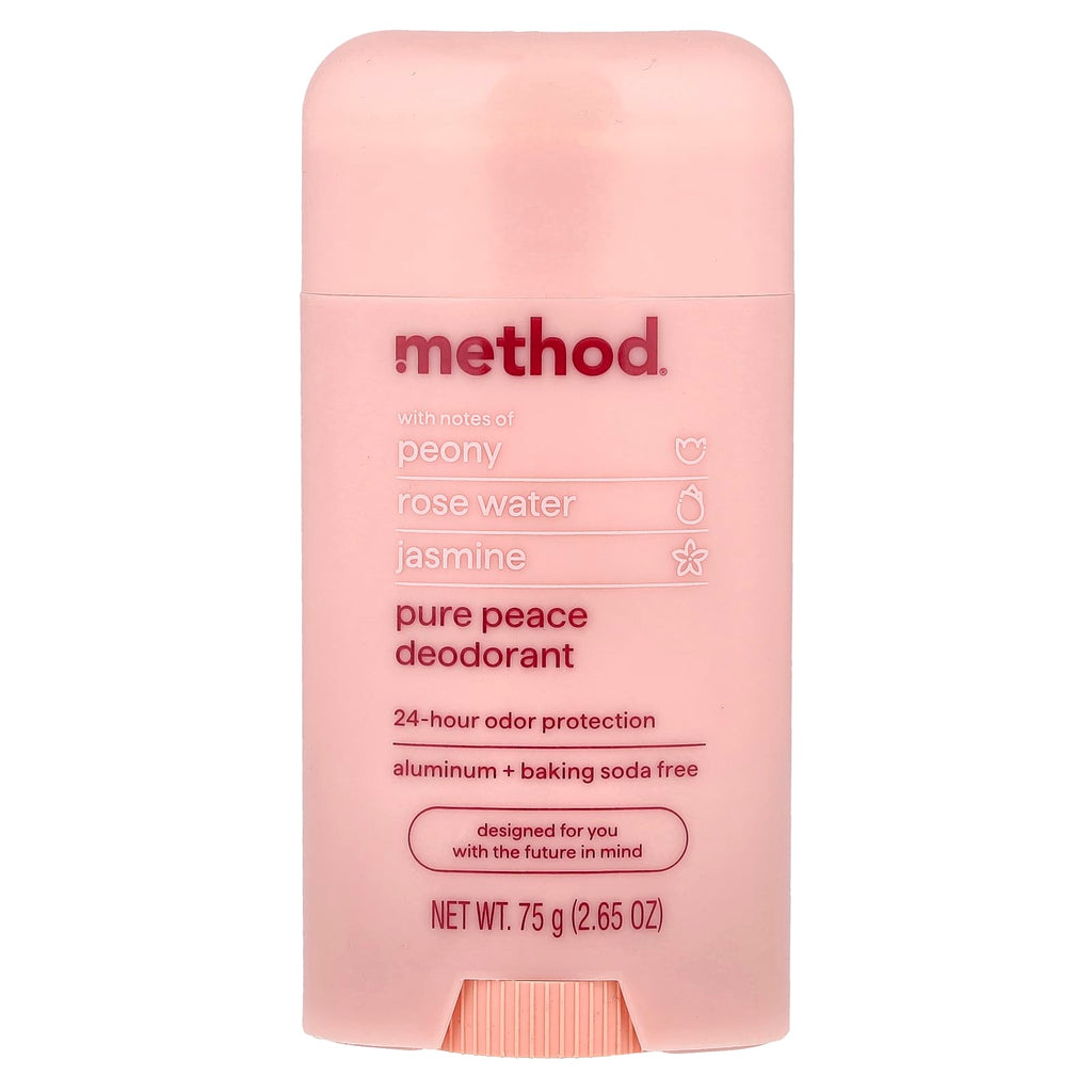 Method, Deodorant, Pure Peace, 2.65 oz (75 g)
