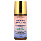 Queen of the Thrones, Organic Castor Oil with Rose Quartz Roller, 1.7 fl oz (50 ml)