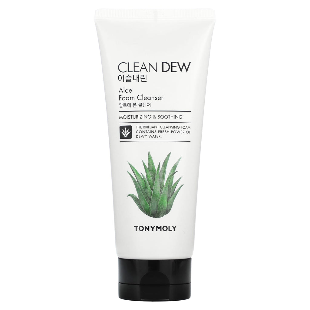 TonyMoly, Clean Dew, Aloe Foam Cleanser, 180 ml