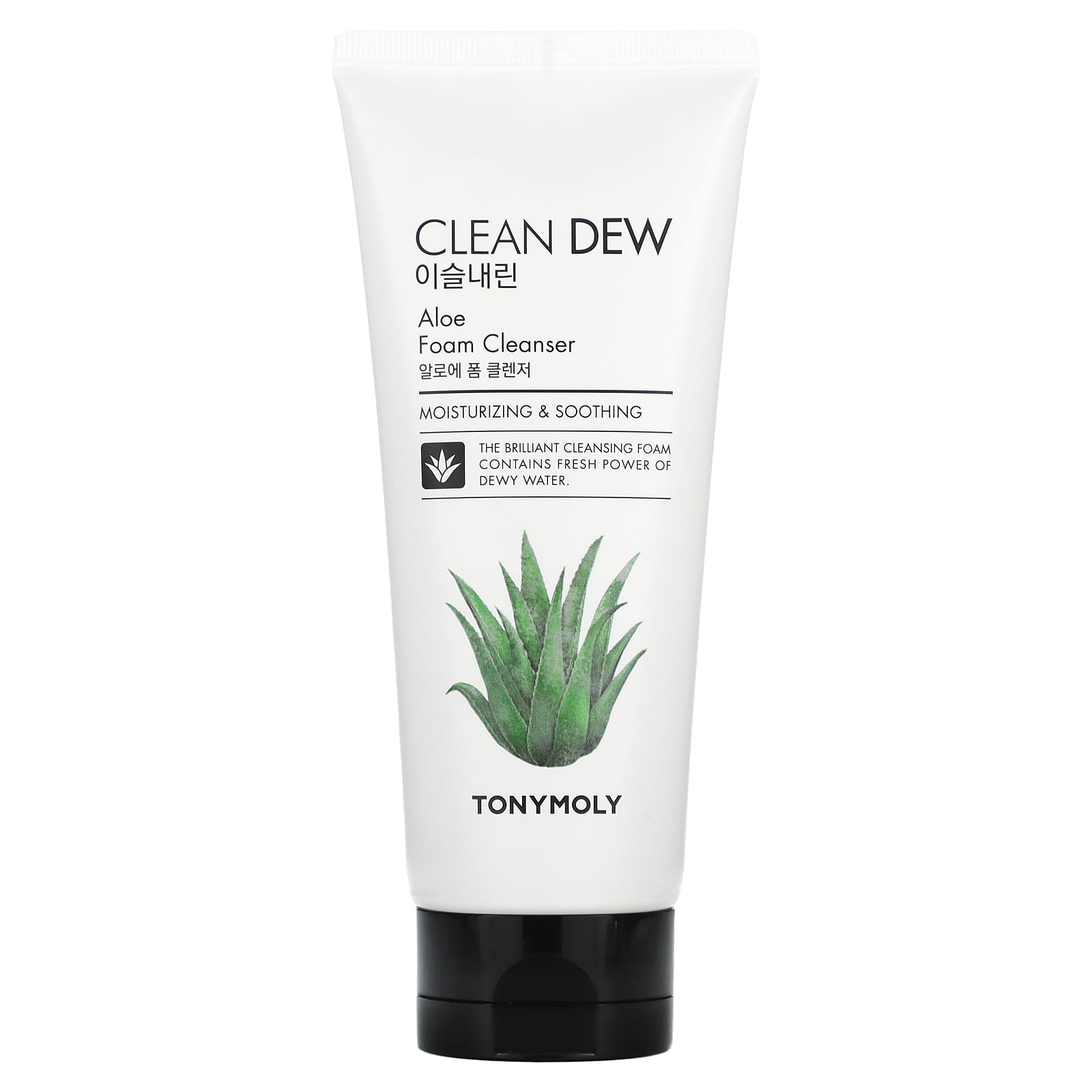 TonyMoly, Clean Dew, Aloe Foam Cleanser, 180 ml