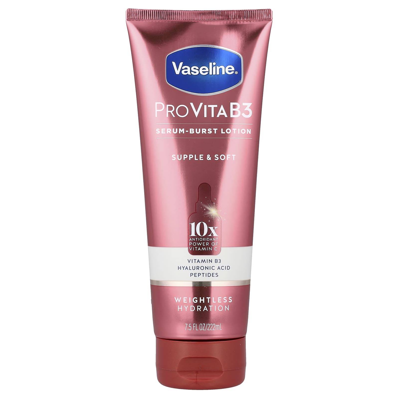 Vaseline, ProVitaB3, Serum-Burst Lotion, Supple & Soft, 7.5 fl oz (222 ml)