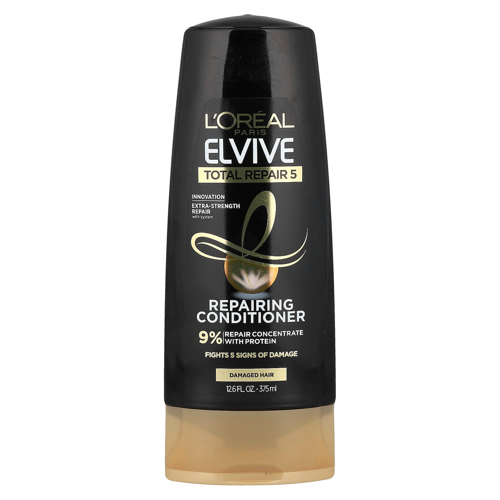 L'Oréal, Elvive, Total Repair 5, Repairing Conditioner, Damaged Hair, 12.6 fl oz (375 ml)