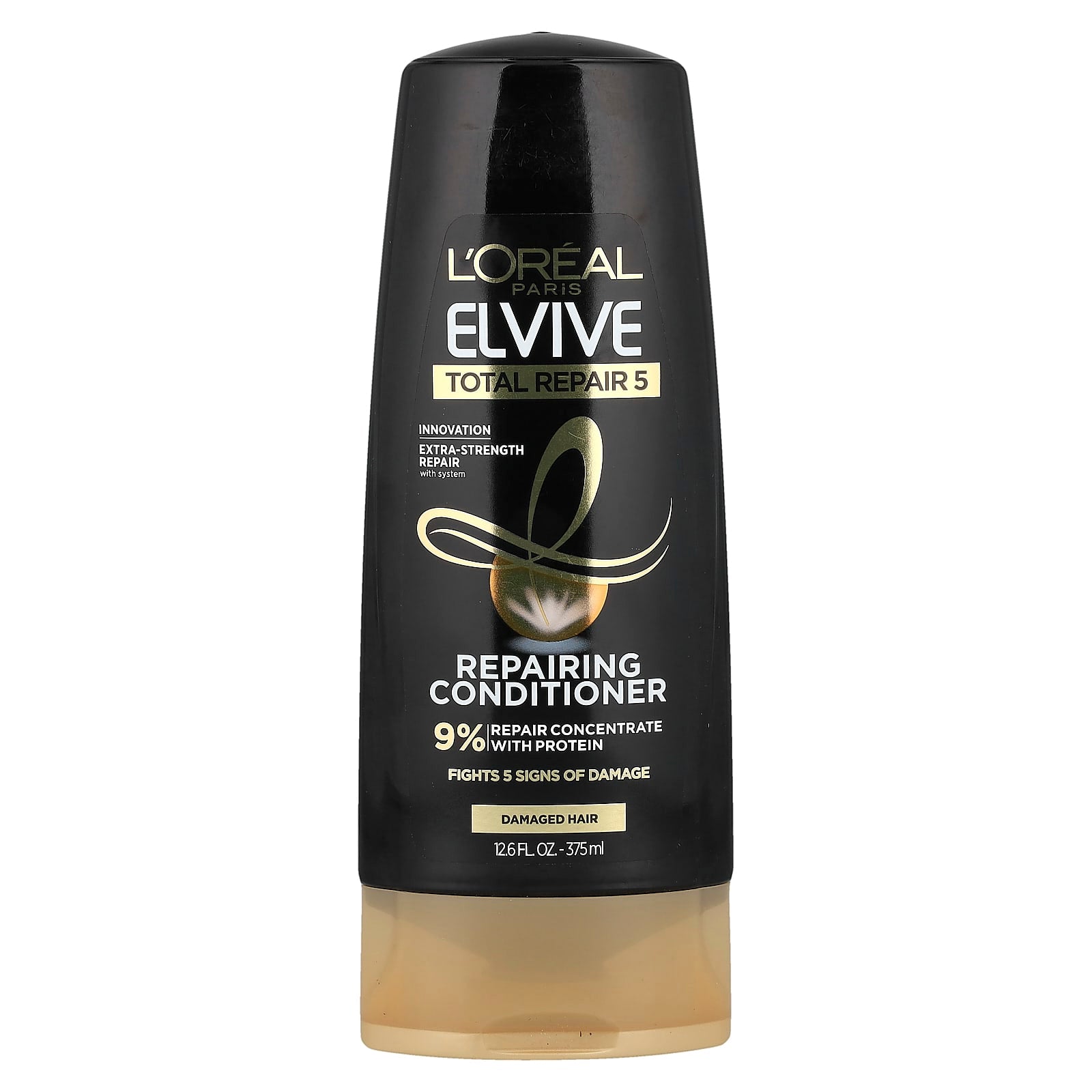 L'Oréal, Elvive, Total Repair 5, Repairing Conditioner, Damaged Hair, 12.6 fl oz (375 ml)