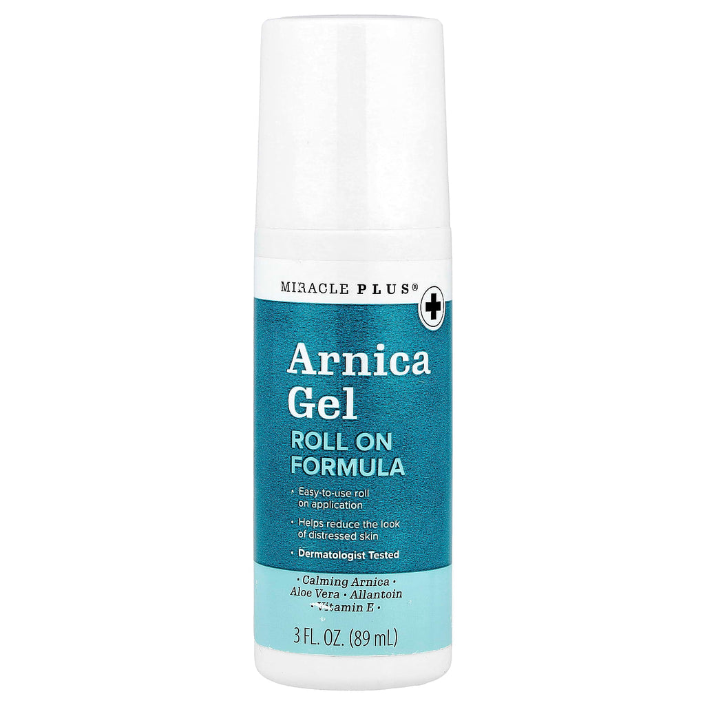 Miracle Plus, Arnica Gel, Roll on Formula, 3 fl oz (89 ml)