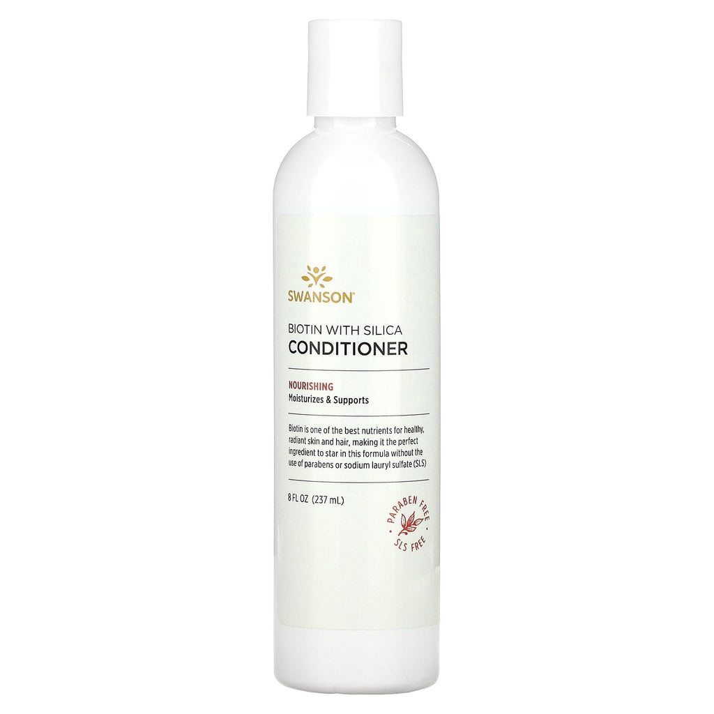 Swanson, Biotin with Silica Conditioner, 8 fl oz (237 ml)