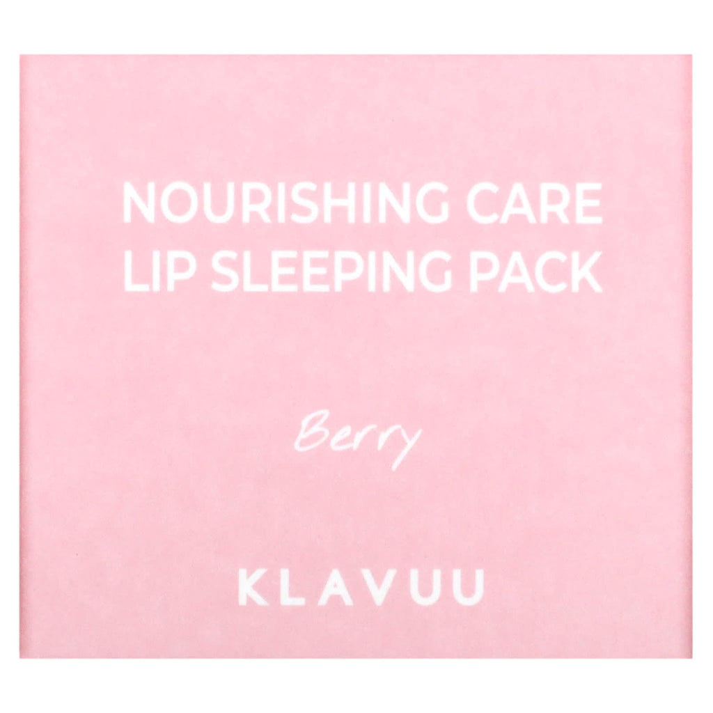 KLAVUU, Nourishing Care, Lip Sleeping Pack, Berry, 0.70 oz (20 g)