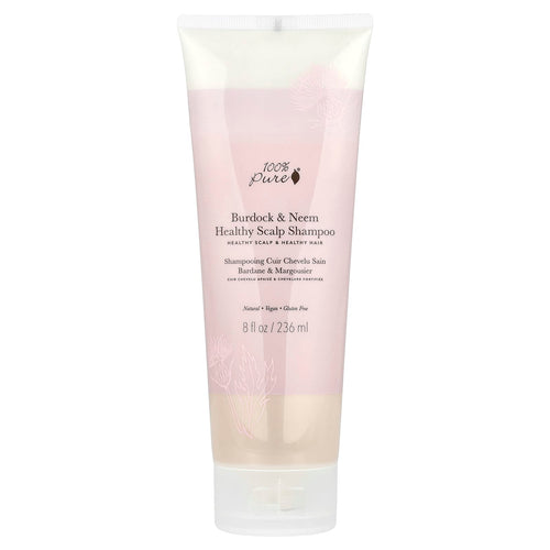 100% PURE, Burdock & Neem Healthy Scalp Shampoo, 8 fl oz (236 ml)