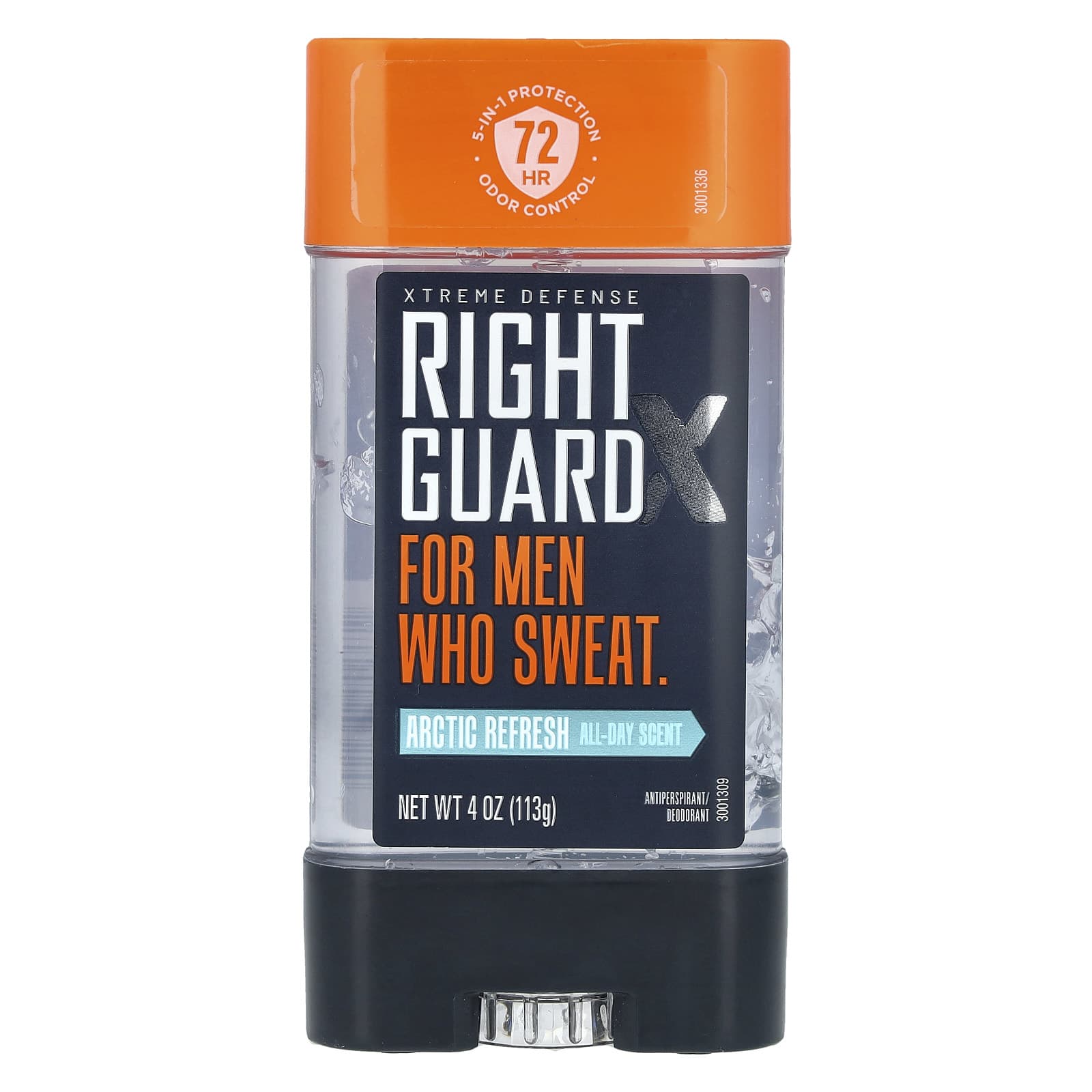 Right Guard, Xtreme Defense, Antiperspirant/Deodorant, Arctic Refresh, 4 oz (113 g)