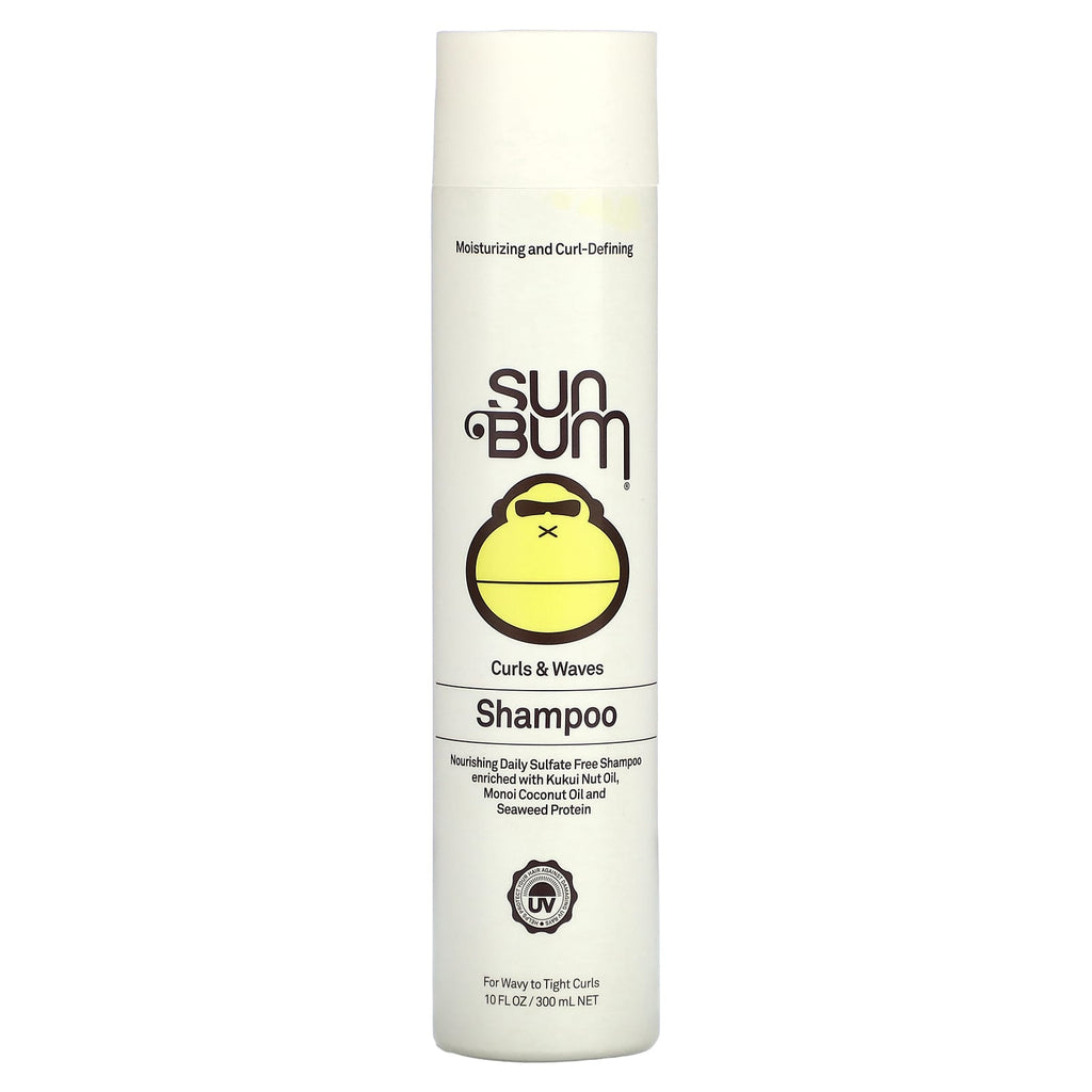 Sun Bum, Curls & Waves Shampoo, For Wavy to Tight Curls, 10 fl oz (300 ml)