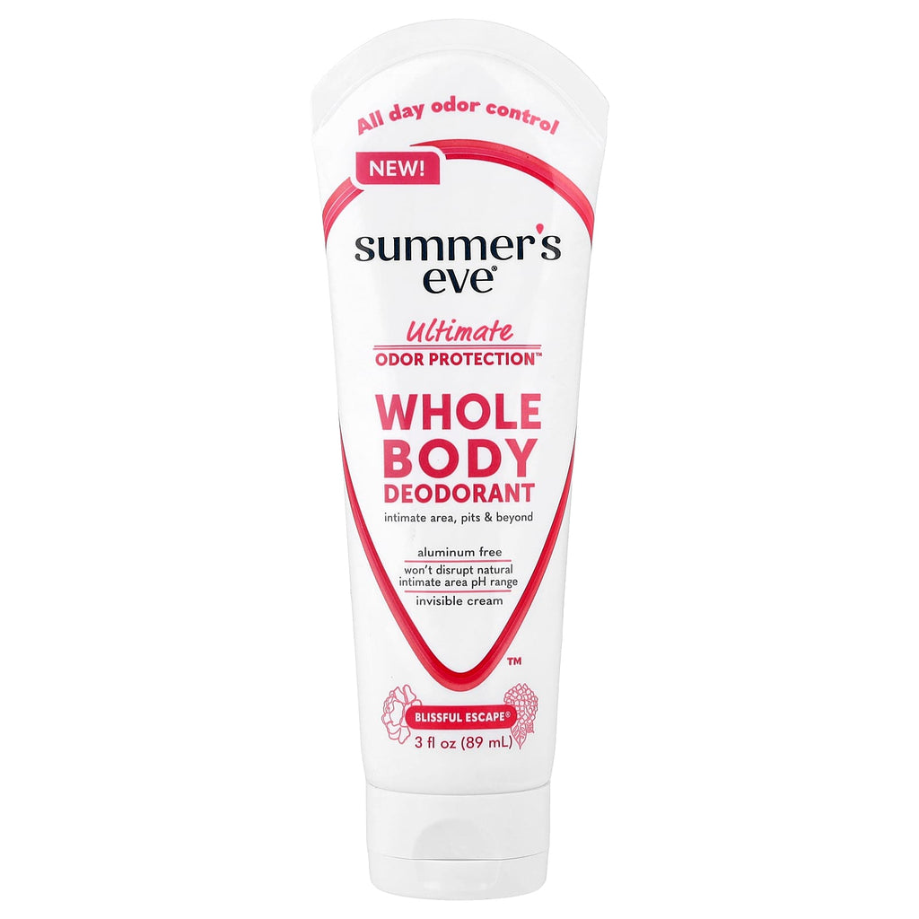 Summer's Eve, Ultimate Odor Protection™, Whole Body Deodorant, Blissful Escape®, 3 fl oz (89 ml)