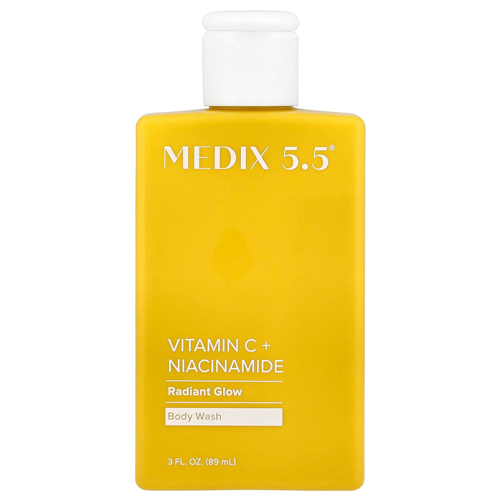 Medix 5.5, Body Wash, Radiant Glow, Vitamin C + Niacinamide, 3 fl oz (89 ml)