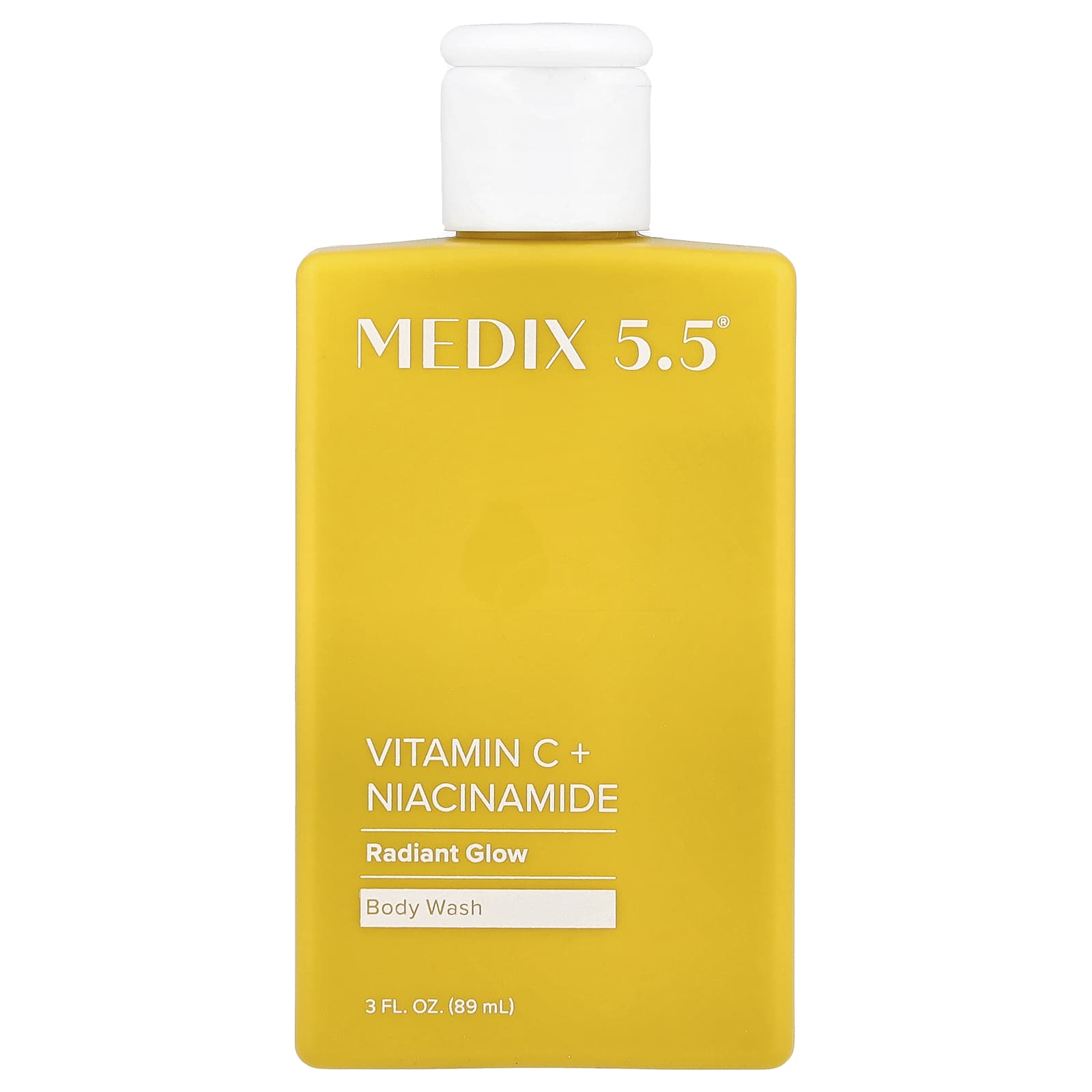Medix 5.5, Body Wash, Radiant Glow, Vitamin C + Niacinamide, 3 fl oz (89 ml)