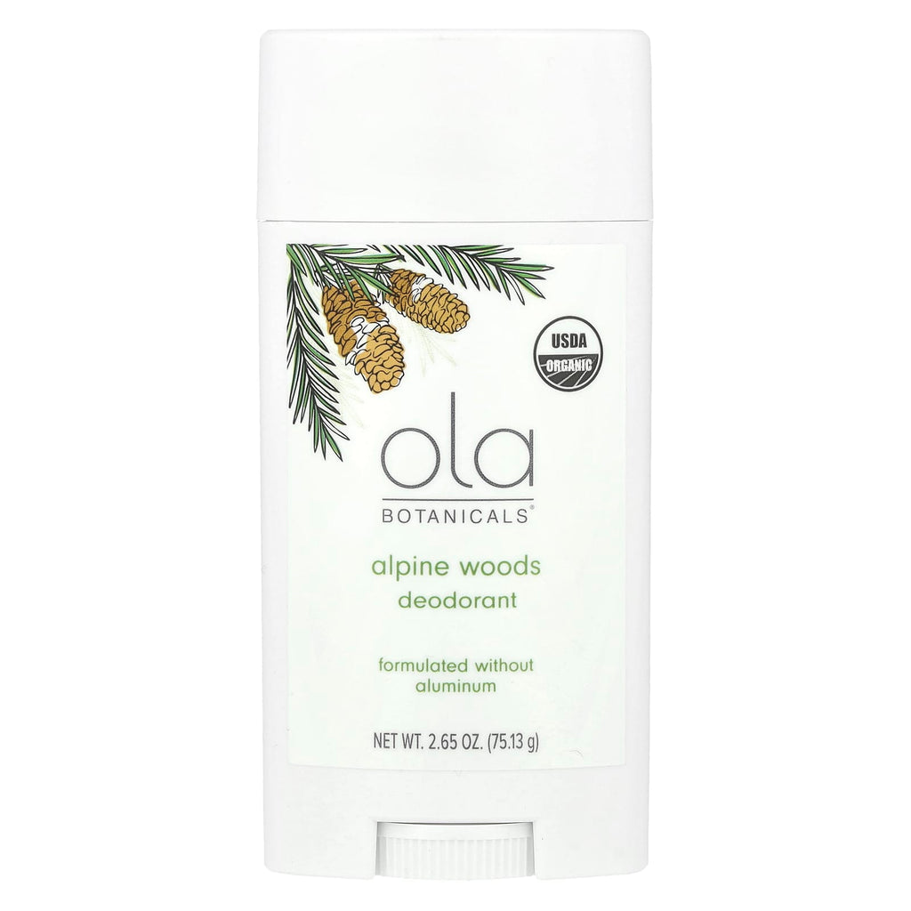 Dr. Mercola, Ola Botanicals® Deodorant, Alpine Woods, 2.65 oz (75.13 g)