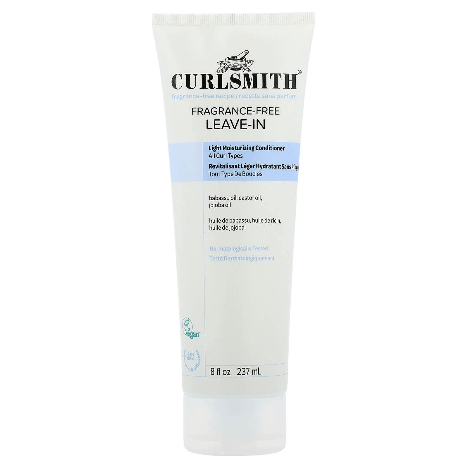 Curlsmith, Fragrance Free Leave-In, All Curl Types, 8 fl oz (237 ml)