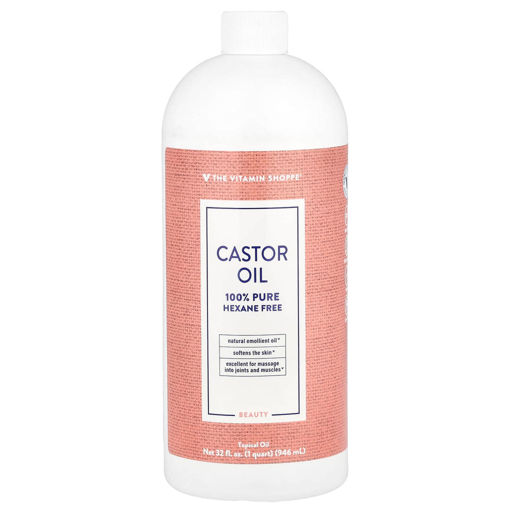 The Vitamin Shoppe, Castor Oil, 32 fl oz (946 ml)
