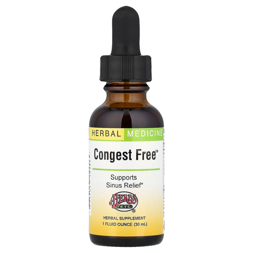 Herbs Etc., Congest Free™, 1 fl oz (30 ml)