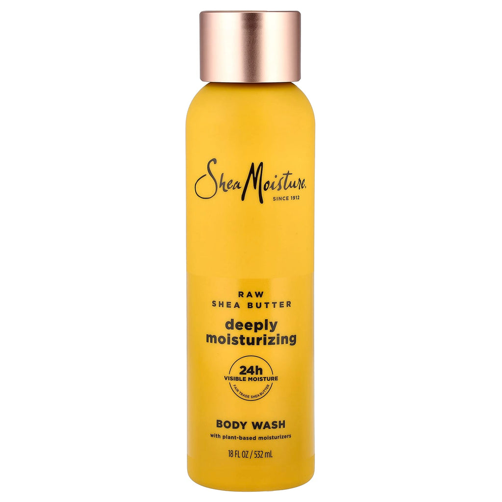 SheaMoisture, Deeply Moisturizing Body Wash, Raw Shea Butter, 18 fl oz (532 ml)