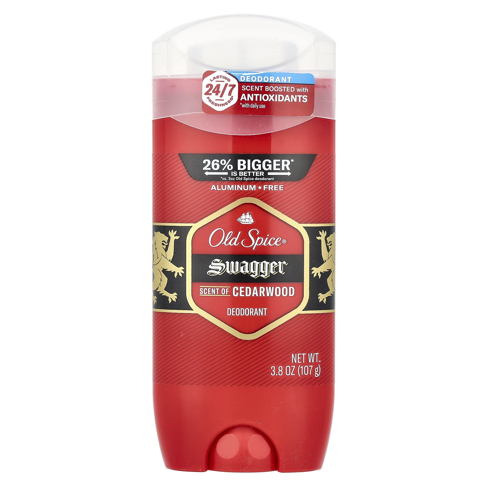 Old Spice, Swagger Deodorant, Cedarwood, 3.8 oz (107 g)