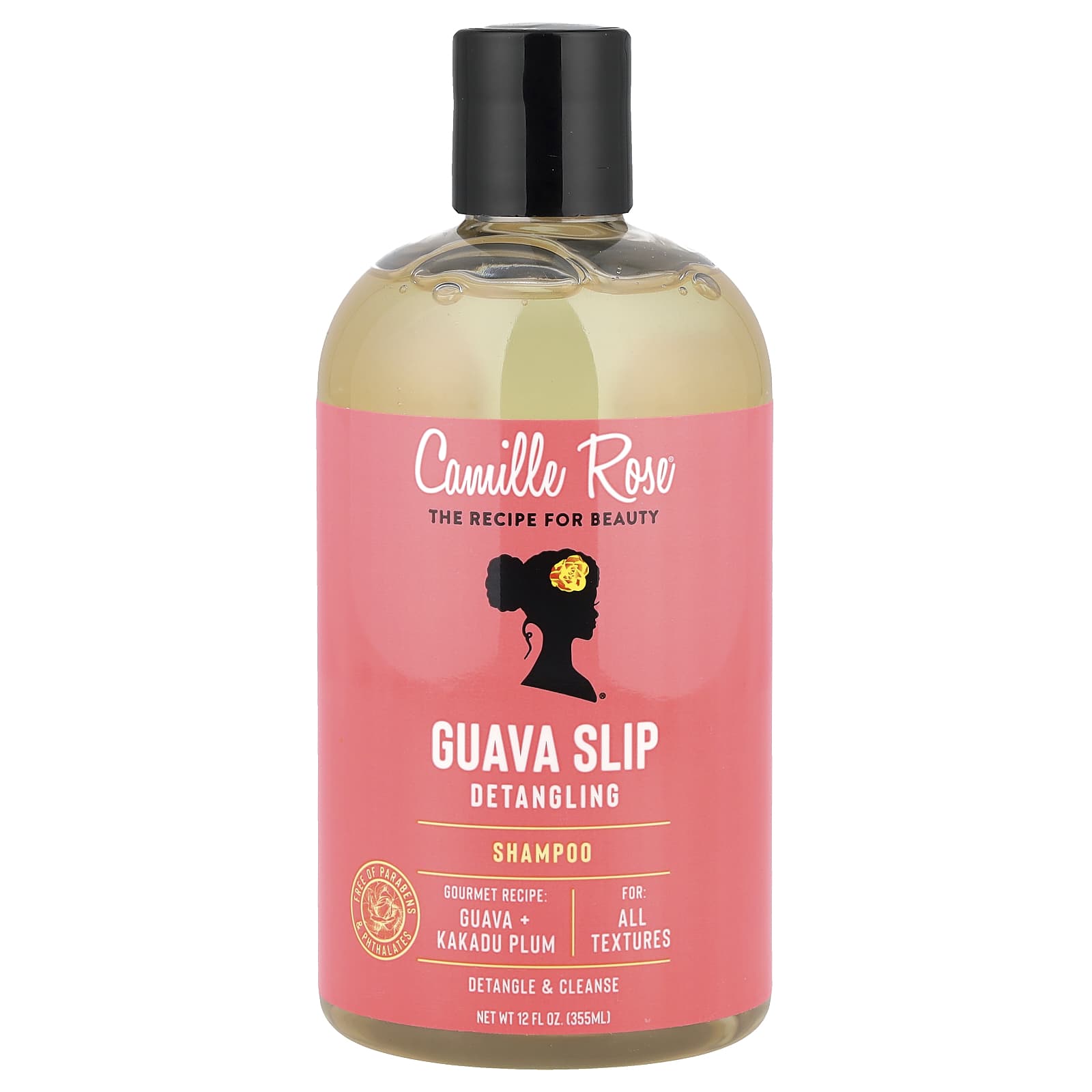 Camille Rose, Guava Slip Detangling, Shampoo, For All Textures, 12 fl oz (355 ml)