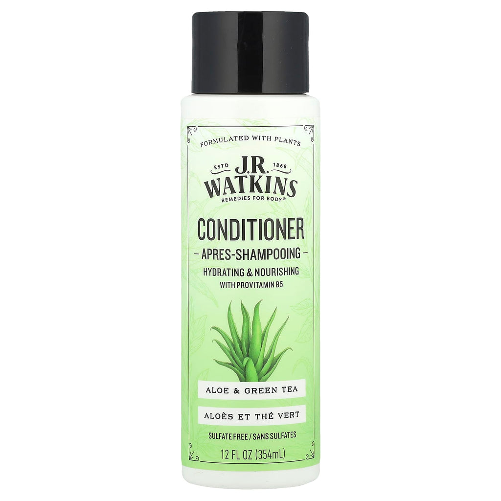 J R Watkins, Conditioner, Aloe & Green Tea, 12 fl oz (354 ml)