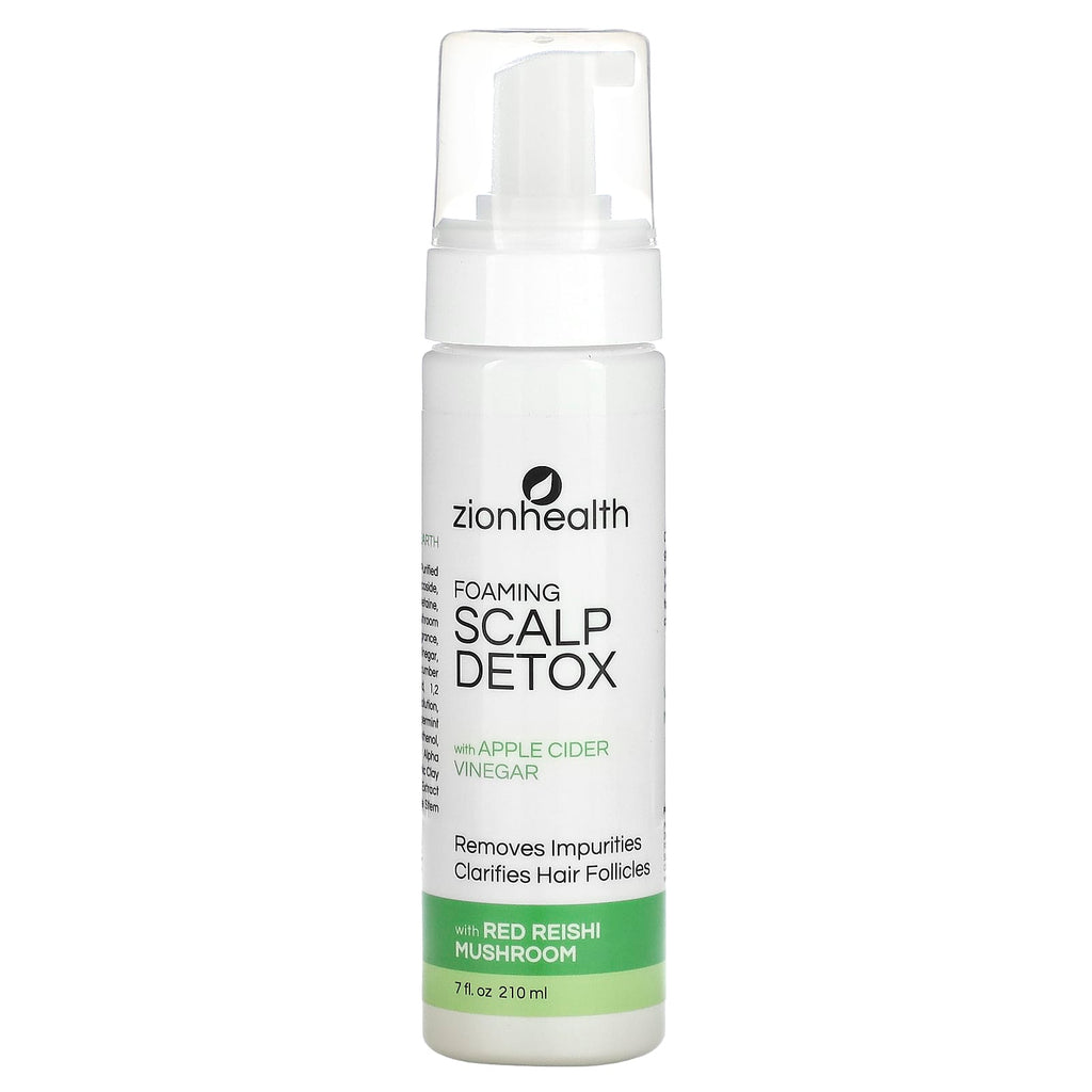 Zion Health, Foaming Scalp Detox With Apple Cider Vinegar, 7 fl oz 210 ml