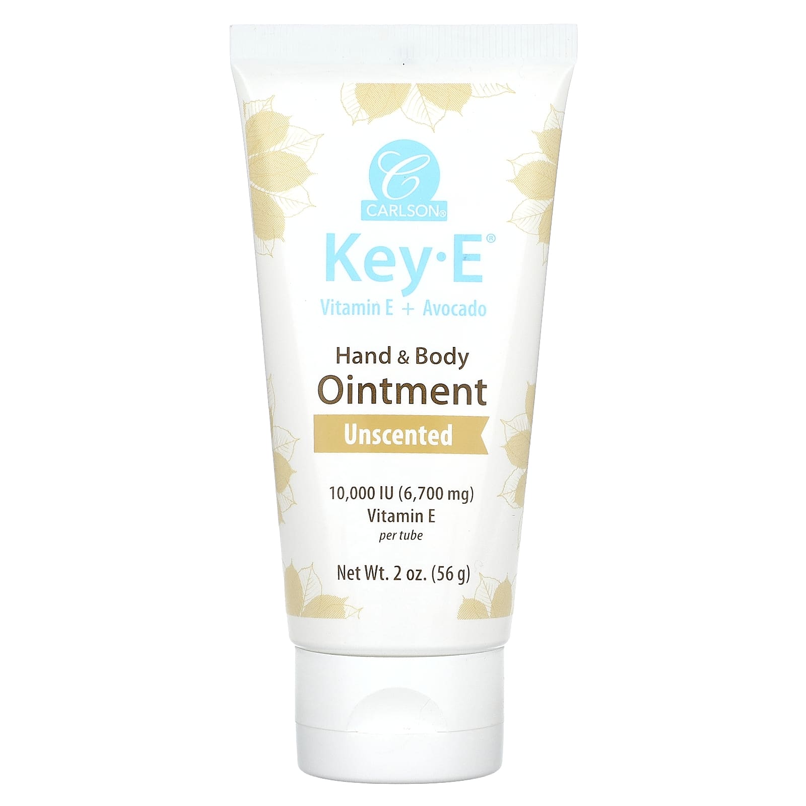 Carlson, Key- E, Hand & Body Ointment, Unscented, 2 oz (56 g)
