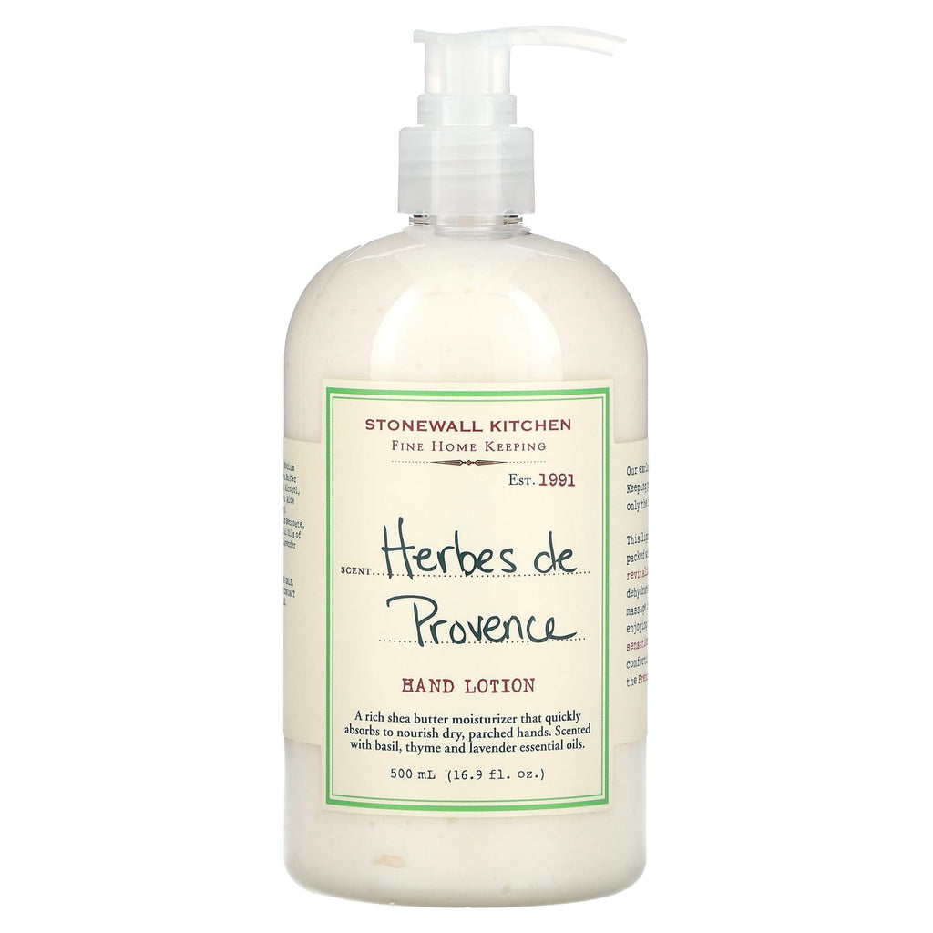 Stonewall Kitchen, Hand Lotion, Herbes de Provence, 16.9 fl oz (500 ml)