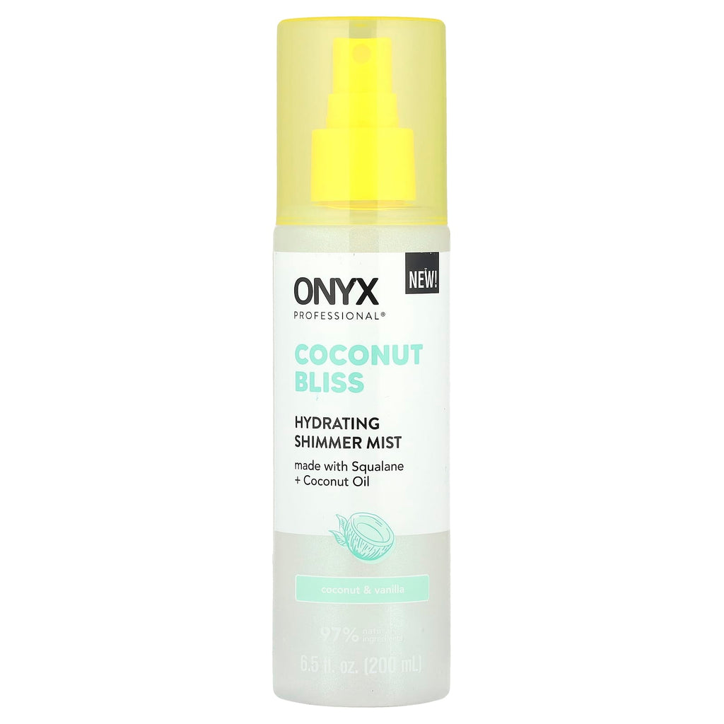 Onyx Professional, Coconut Bliss, Hydrating Shimmer Mist, Coconut & Vanilla, 6.5 fl oz (200 ml)