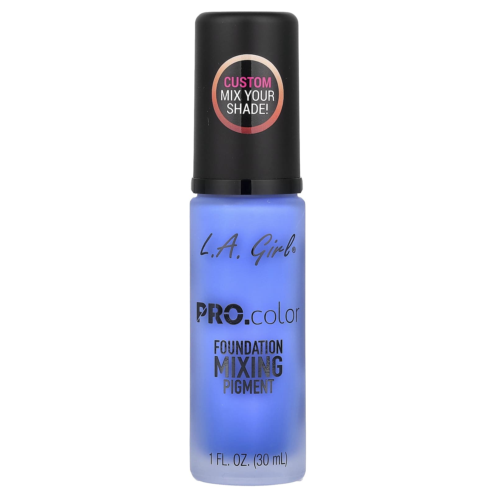 L.A. Girl, PRO.color, Foundation Mixing Pigment, GLM714 Blue, 1 fl oz (30 ml)
