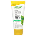 Alba Botanica, Sheer Mineral Face Sunscreen Lotion, SPF 50, Fragrance Free, 2 fl oz (59 ml)