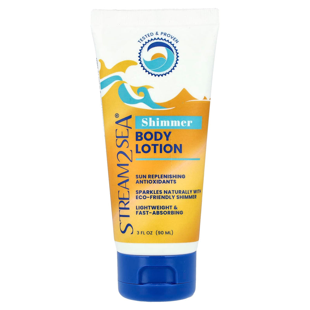 Stream2Sea, Shimmer Body Lotion, 3 fl oz (90 ml)