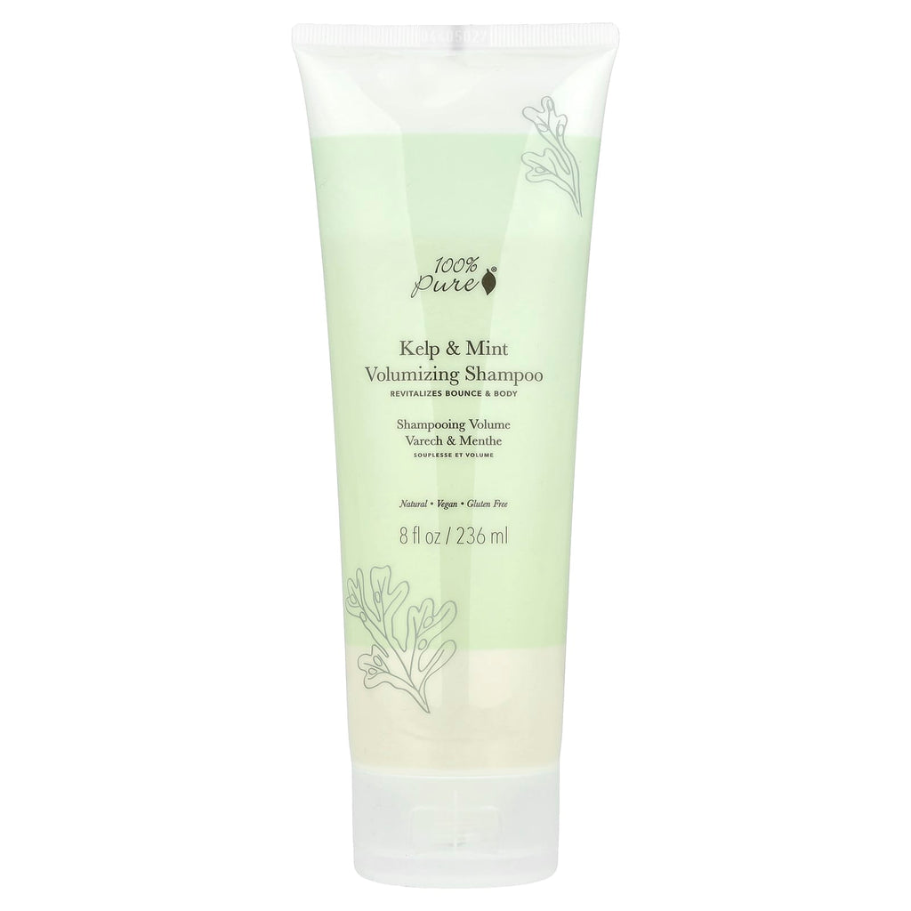 100% PURE, Kelp & Mint Volumizing Shampoo, 8 fl oz (236 ml)