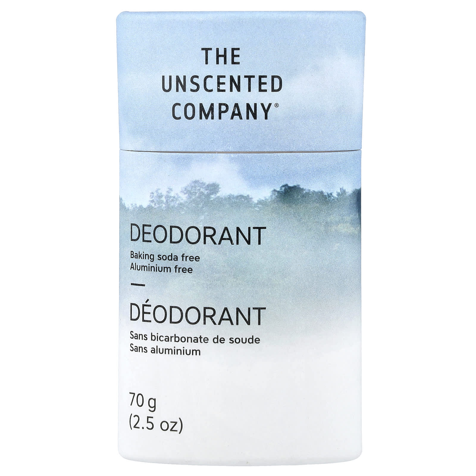 The Unscented Company, Deodorant, Aluminum Free, Fragrance Free, 2.5 oz (70 g)
