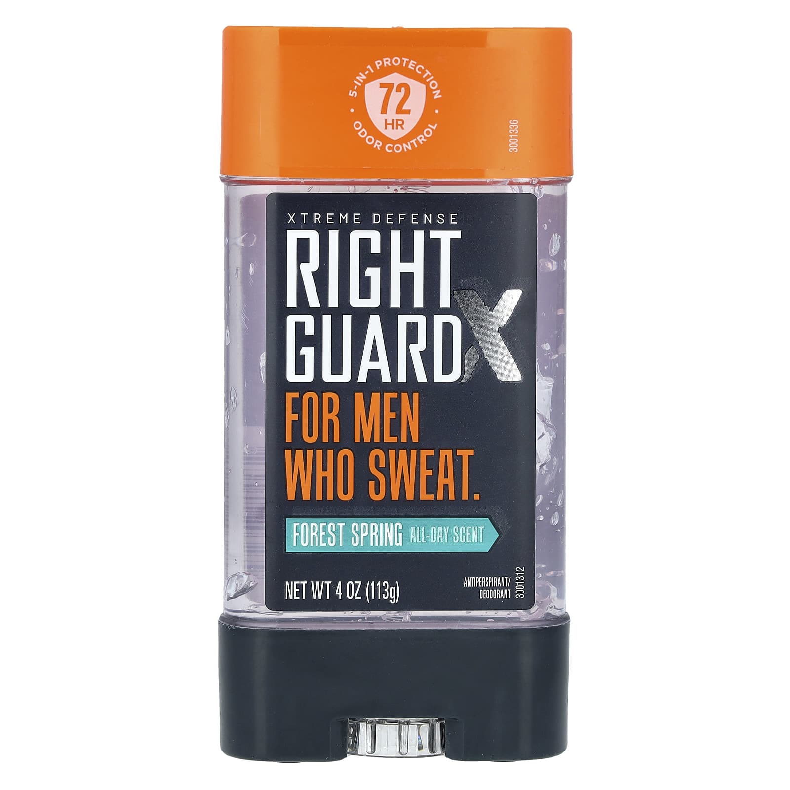 Right Guard, Xtreme Defense, Antiperspirant Deodorant, Forest Spring, 4 oz (113 g)
