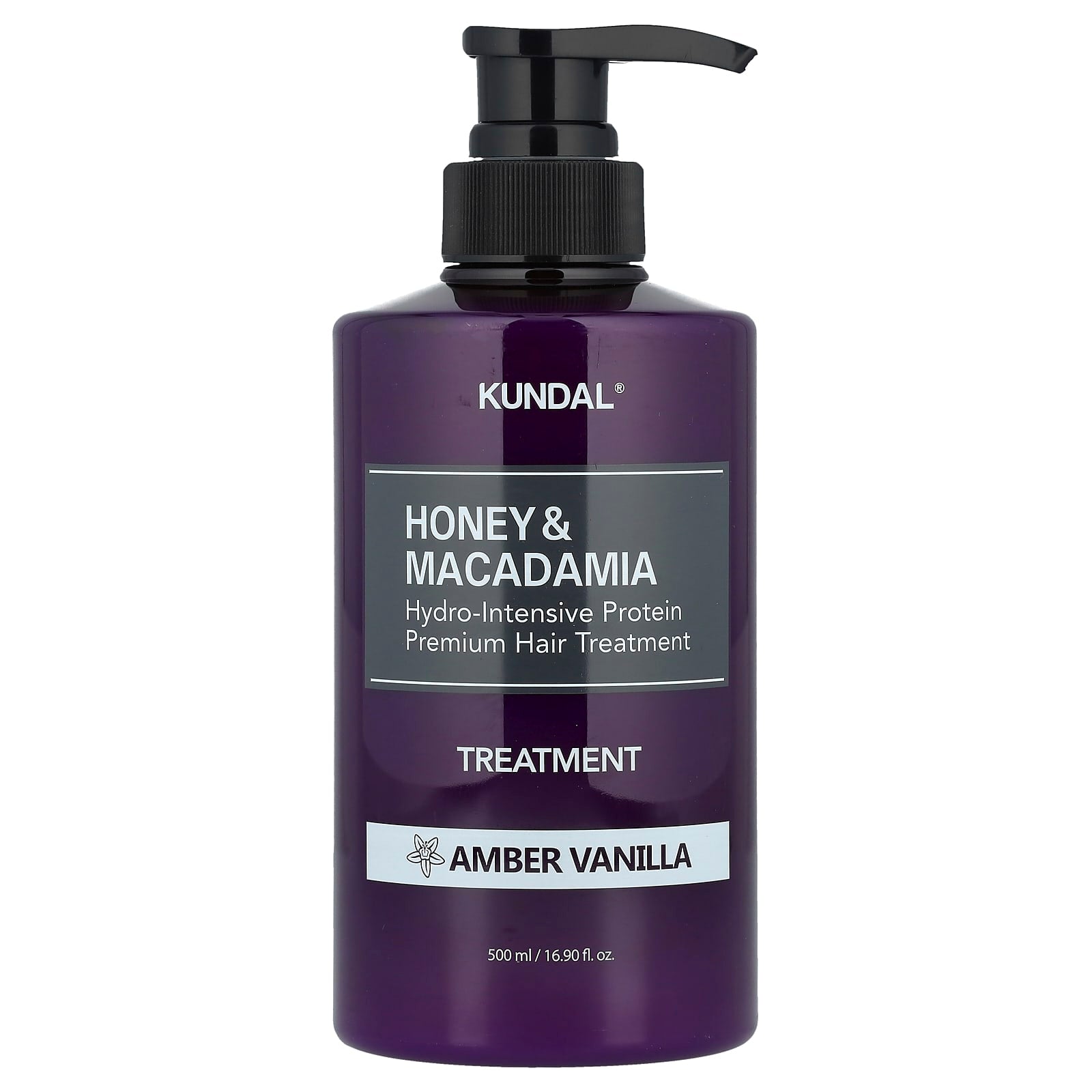 Kundal, Honey & Macadamia, Treatment, Amber Vanilla, 16.9 fl oz (500 ml)