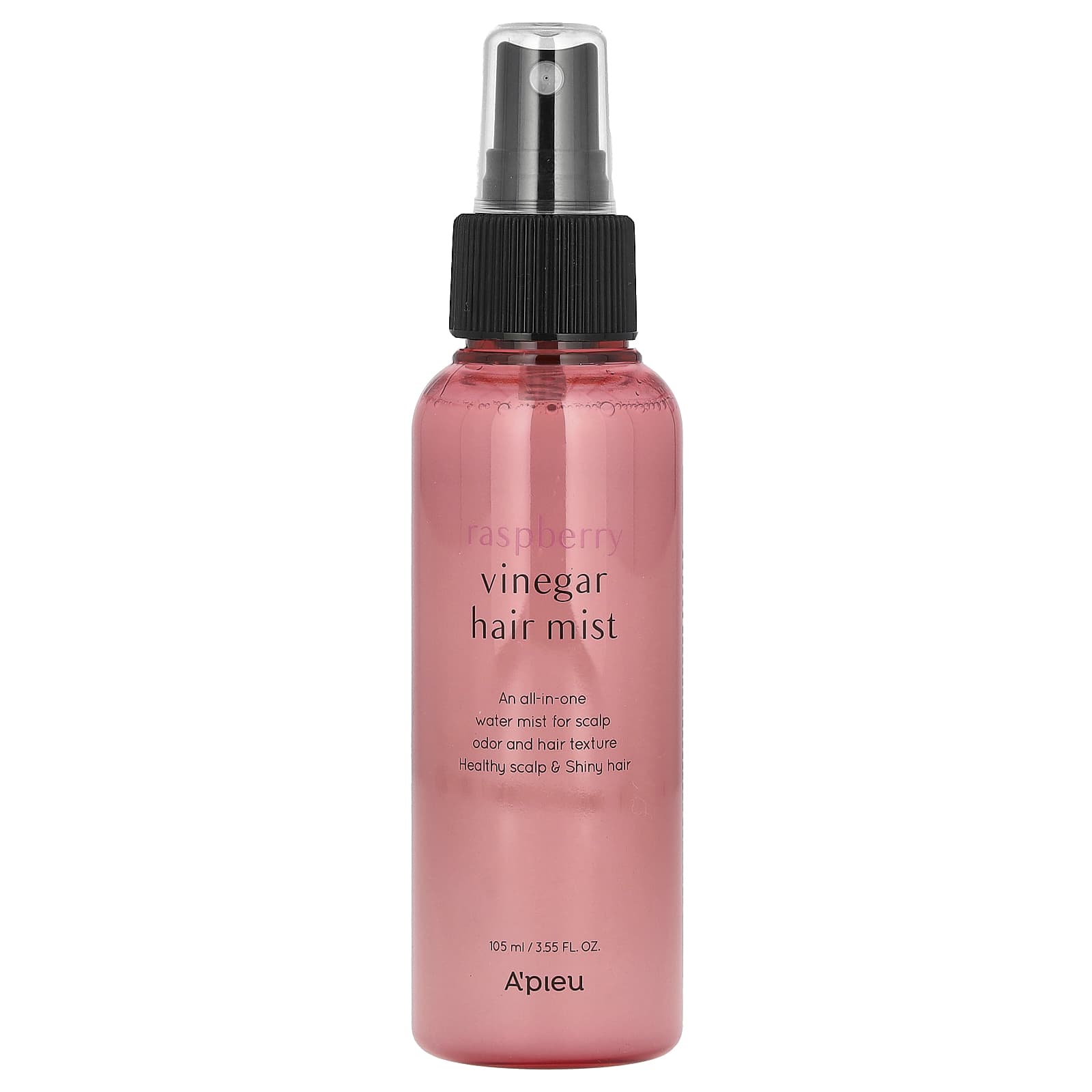 A'Pieu, Vinegar Hair Mist, Raspberry, 3.55 fl oz (105 ml)